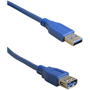 USB3.0 A(M)-USB A(F) BL 1.8M