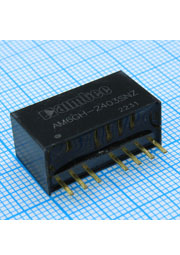 AM6GH-2403SNZ, DC/DC, 6Вт, вход 9:36В, выход 3.3В/1.35А, изоляция 1600В DC, КПД 78%, максимальная ем