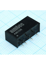 AM1DR-2412SJZ, SIP7, DC/DC, 1Вт, вх.22.8:25.2В, вых.12В/0.009:0.083А, SIP7