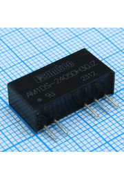 AM1DS-2405DH30JZ, SIP7, DC/DC, 1Вт, вх.21.6:26.4В, вых.+5В/+0.02:0.2A, SIP7