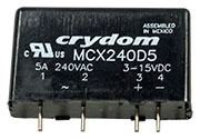 CX240D5, реле твердотельное 3-15VDC 5А/240VAC
