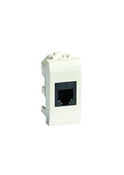 76458B, ������� ������������ �� 1���. Brava RJ45 ���.6 ���. DKC 76458B