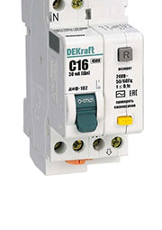 16003DEK, ����������� �������������� ����������������� ���� 2� (1P+N) C 16� 30�� ��� AC 4.5�� ���-10