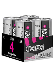 5033160, ������� ������� ����������� C/LR14 1.5� Alkaline Pack-4 (��.4��) ��Z� 5033160