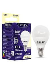 TKE-G45-E14-10-3K, ����� ������������ 10�� G45 3000� �14 176-264� TOKOV ELECTRIC TKE-G45-E14-10-3K
