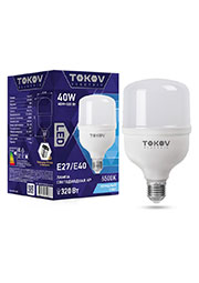TKE-HP-E40 E27-40-6.5K, ����� ������������ 40�� HP 6500� �40 �27 176-264� TOKOV ELECTRIC TKE-HP-E40 
