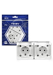TKE-NX-R2Z-C01T-IP54, ������� 2-� �� Nix 16� IP54 250� � ������. � �����. ������� ���. TOKOV ELECTRI