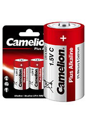 1653, ������� ������� ����������� C/LR14 1.5� Plus Alkaline LR14-BP2 BL-2 (�����.2��) Camelion 1653
