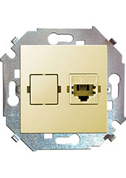 1591598-031, ������� ������������ �� Simon 15 RJ45 ���.5E Systimax �������� ��. ����� Simon 1591598-