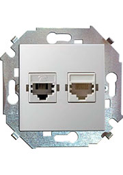 1591593-030, ������� ������������ 2-� �� Simon 15 RJ45 ���.5E Systimax �������� ���. Simon 1591593-0