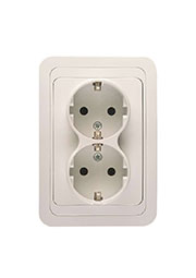 12082, ������� 2-� �� Mimoza 16� IP20 � ������. ���./���. Makel 12082