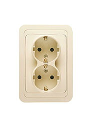 25082, ������� 2-� �� Mimoza 16� IP20 � ������. ����./����. Makel 25082