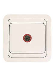 12007, ������� ������������� TV 1-� �� Mimoza 16� IP20 ���./���. Makel 12007