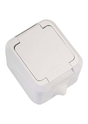 18304, ������� 1-� �� 16� IP44 � ������. � ������� �/����. ���. Makel 18304