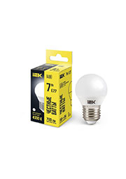 LLE-G45-7-230-40-E27, ����� ������������ G45 7�� ��� 4000� �����. ���. E27 630�� 230-240� IEK LLE-G4