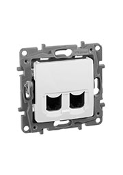 672255, ������� ������������ 2-� �� Etika RJ45 ���.5E UTP �������� ���. IEK 672255