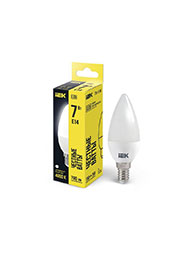 LLE-C35-7-230-40-E14, ����� ������������ 7�� C35 ����� 4000� �����. ���. E14 230� IEK LLE-C35-7-230-