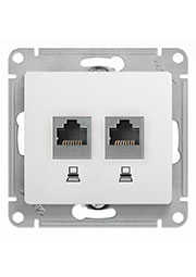 GSL000185KK, ������� ������������ 2-� Glossa  b RJ45  b  ���.5E �������� ���. SE GSL000185KK