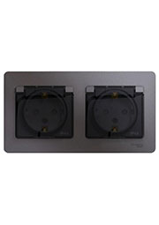 GSL001347, ������� 2-� �� 2���. Glossa 16� IP44 � ������. ���. ������ � �����  b  b ����  b ��  b  SE GSL001347