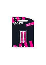 2858474, Элемент питания алкалиновый AAA/LR03 1.5В Super Alkaline BL-2 (уп.2шт) ФАZА 2858474
