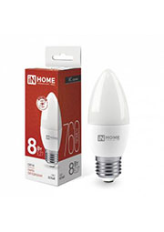 4690612020457, ����� ������������ LED-�����-VC 8�� ����� 4000� �����. ���. E27 760�� 230� IN HOME 46