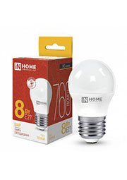 4690612020563, ����� ������������ LED-���-VC 8�� ��� 3000� ����. ���. E27 760�� 230� IN HOME 4690612