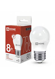 4690612020570, ����� ������������ LED-���-VC 8�� ��� 4000� �����. ���. E27 760�� 230� IN HOME 469061