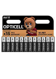 5051010, Элемент питания алкалиновый AA/LR6 (блист. 12шт) Basic Opticell 5051010/6051010