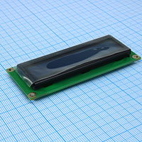 WEH001602ALPP5N10100, OLED ���������� 16x2 (1602A), ������, 8-��� ������������ ��������� 6800, �����