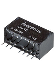 MV1S-0505D, DC-DC-, , 1, 1.5,  5, 2:1 (4.5-9),   5, -40...+85C