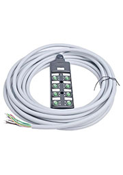 M12-A3-8K5N-3. 0PUR/ GY Распределительная коробка