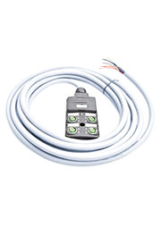 M12-A3-4K4P-3. 0PVC/ GY Распределительная коробка