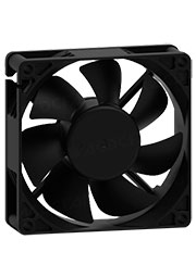 GD8025H12B-R03, Вентилятор осевой, 80*80*25 мм, DC 12V, подшипник качения, 4500 об/мин 57СFM, 45.4 d
