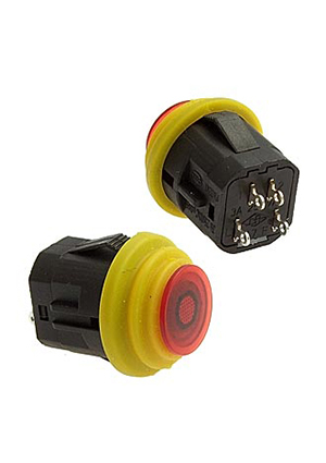 SB572 IP65 on-off �16mm 3A/250V, ��������� ������������� RUICHI SB572, IP65, ON-OFF, 2P+2L (��������