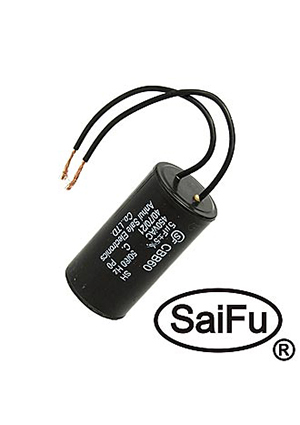 CBB60 5uF 450V WIRE (SAIFU), �������� ����������� SAIFU CBB60, 5 ���, 450 �, � ��������
