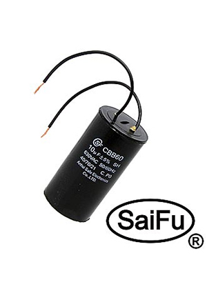 CBB60 10uF 630V WIRE (SAIFU), �������� ����������� SAIFU CBB60, 10 ���, 630 �, � ��������