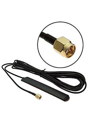 GSM 2db RG174 5m SMA-P, Антенна GSM RUICHI 2 дБ, 5 м, кабель RG 174, разъём SMA-P