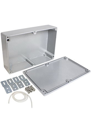 Z124 (222x146x55), Корпус для РЭА алюминиевый влагозащищенный ZTM-ELECTRO Z124, IP67, 222x146x55 мм