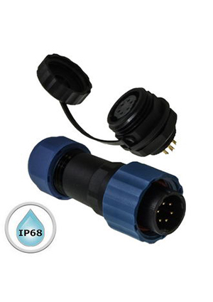 SZC16 6P-M-FB, Разъём герметичный SZC16 6P-M-FB, 6 контактов
