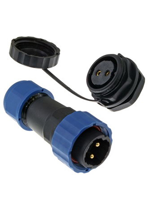 SZC21 2P-M-FB, Разъём герметичный SZC21 2P-M-FB, 2 контакта
