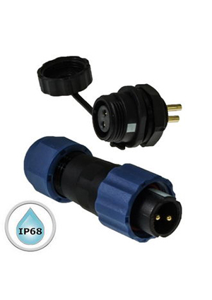 SZC13 2P-M-FB, Разъём герметичный SZC13 2P-M-FB, 2 контакта