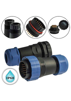 SZC28 24P-F-M, Разъём герметичный SZC28 24P-F-M, 24 контакта