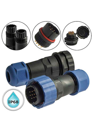 SZC21 10P-F-M, Разъём герметичный SZC21 10P-F-M, 10 контактов