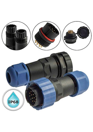 SZC21 14P-F-M, Разъём герметичный SZC21 14P-F-M, 14 контактов