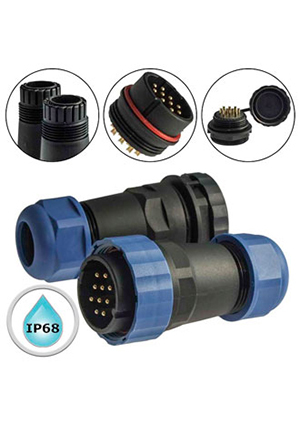 SZC28 10P-F-M, Разъём герметичный SZC28 10P-F-M, 10 контактов
