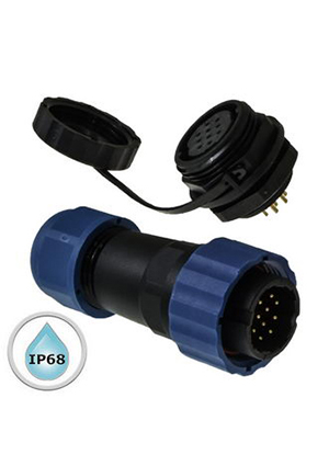 SZC21 10P-M-FB, Разъём герметичный SZC21 10P-M-FB, 10 контактов