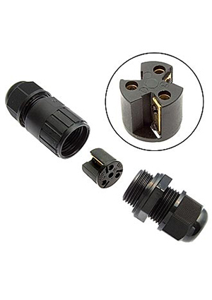 SZC-3-M20 (d=4-7mm) IP68 250V/10A, Разъём герметичный SZC-3-M20 (d=4-7 мм) IP68 250V/10A, 3-х полюсн