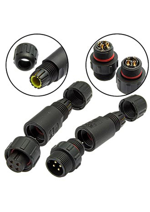 SZC-190 4pin (IP68), Разъём герметичный SZC-190 4pin (IP68), 4 контакта