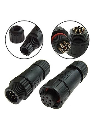 SZC-190 8pin (IP68), Разъём герметичный SZC-190 8pin (IP68), 8 контактов