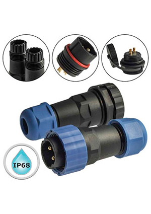 SZC21 2P-F-M, Разъём герметичный SZC21 2P-F-M, 2 контакта